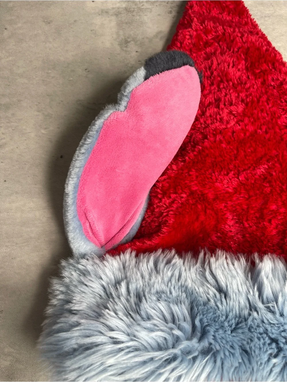 Disneyland Paris Stitch Santa Hat long Ears France Disney Resort Christmas Vtg